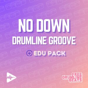 Free Drumline Beats Groove: No Down.