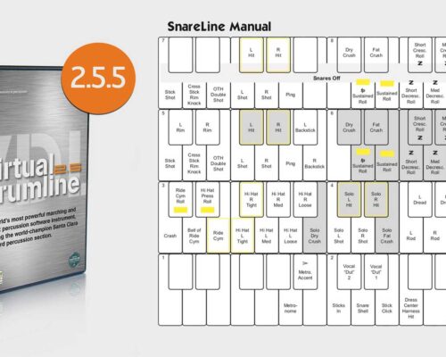 Virtual Drumline Sound Maps.