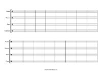 2 System, 8 Bar Drumline Sheet Music: Landscape.