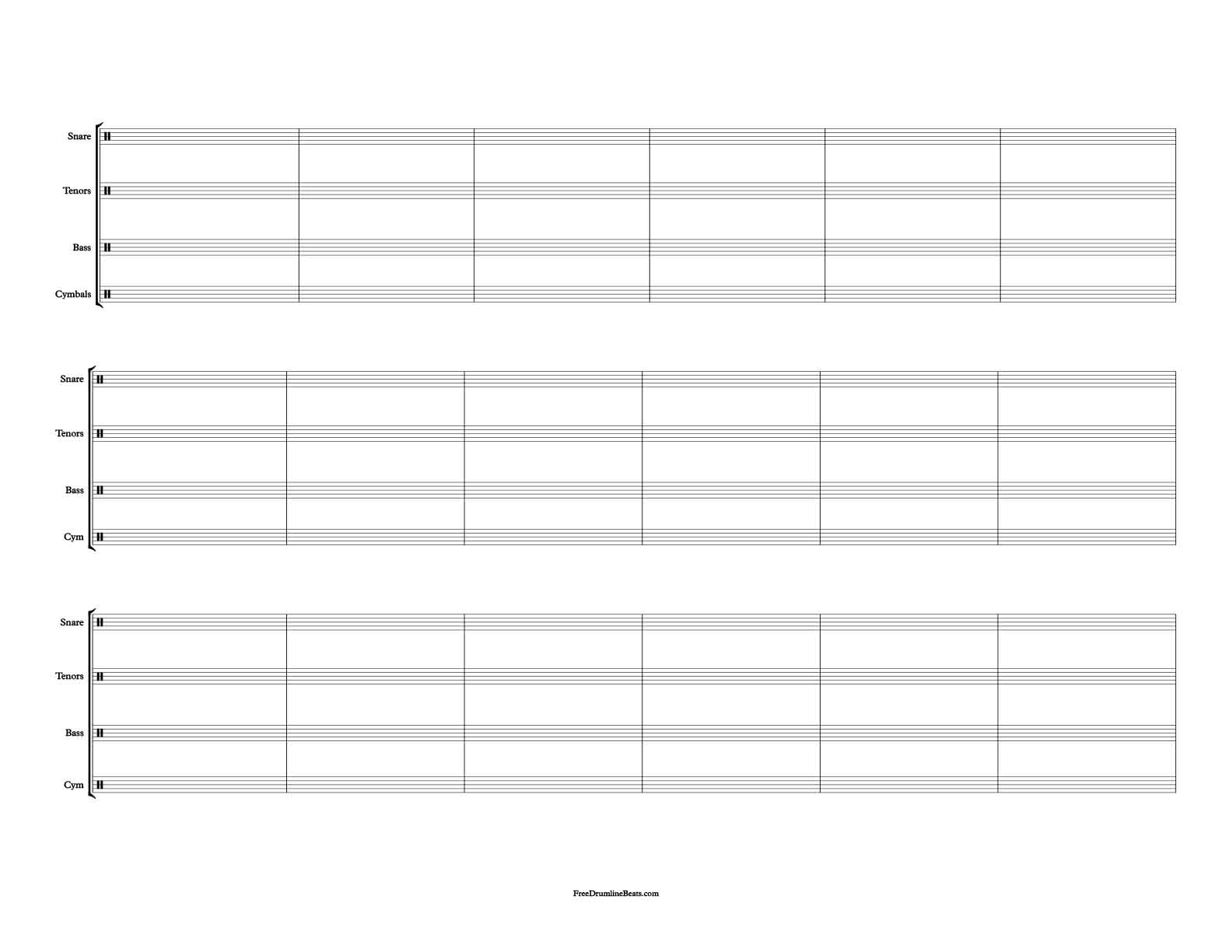 Printable Blank Drum Sheet Pdf Tutorial Pics