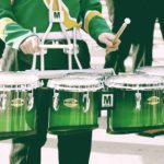Drumline Marching Tenor Drums.