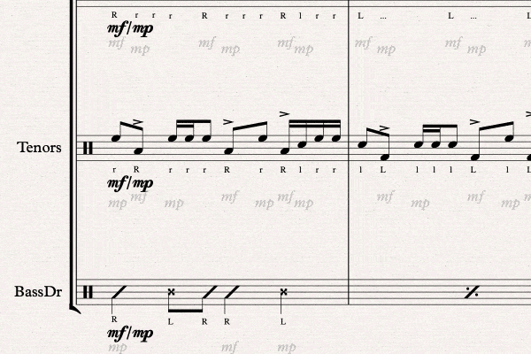 Sibelius Drumline Hack #2: Multiple Edit.