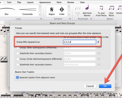 Sibelius Drumline Hack #5: Beam Groups - Exhibit C.
