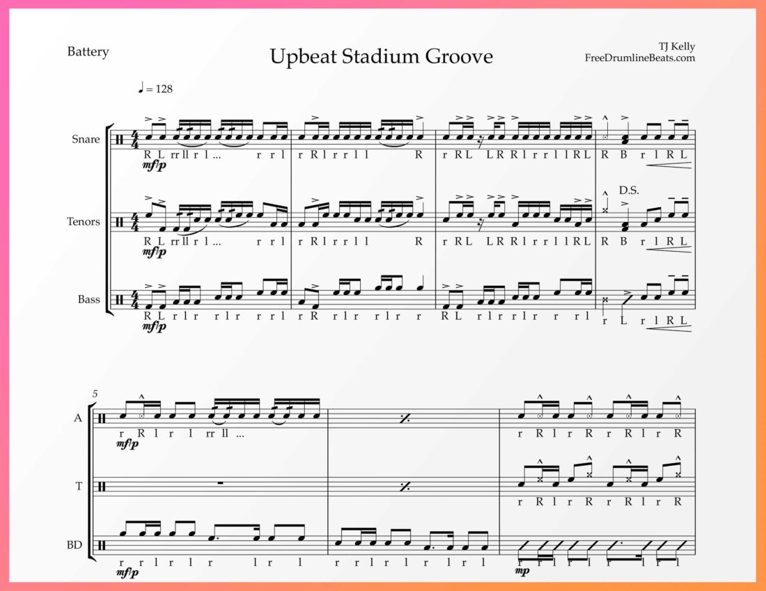 Upbeat Stadium Groove Cover.