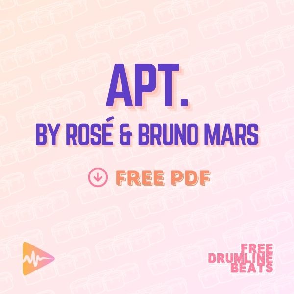 Free Drumline Beats - APT. by ROSÉ & Bruno Mars.