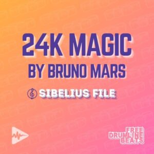 Free Drumline Cadence - 24K Magic by Bruno Mars..