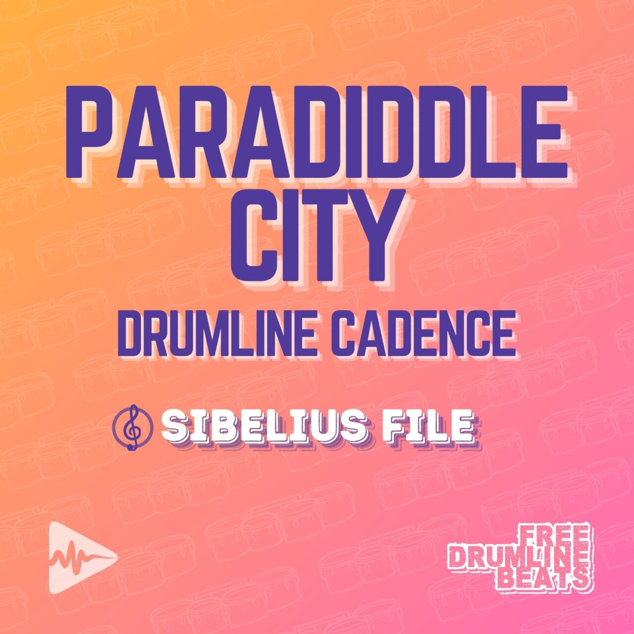 Free Drumline Cadence - Paradiddle City by Free Drumline Beats.