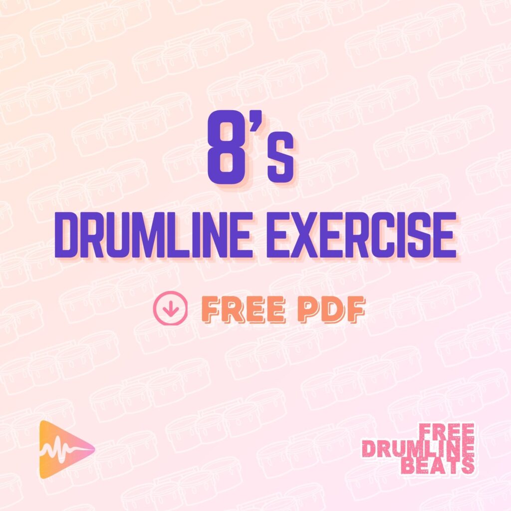 Free Drumline Warmup Exercise - 8s.