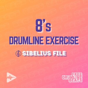 Free Drumline Warmup Exercise - 8s.